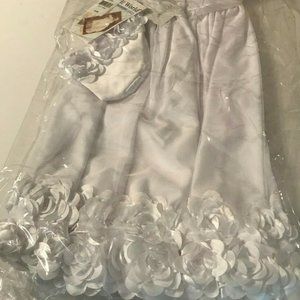 Small World girls Christening apparel size 6-12 mo. HB # 1367